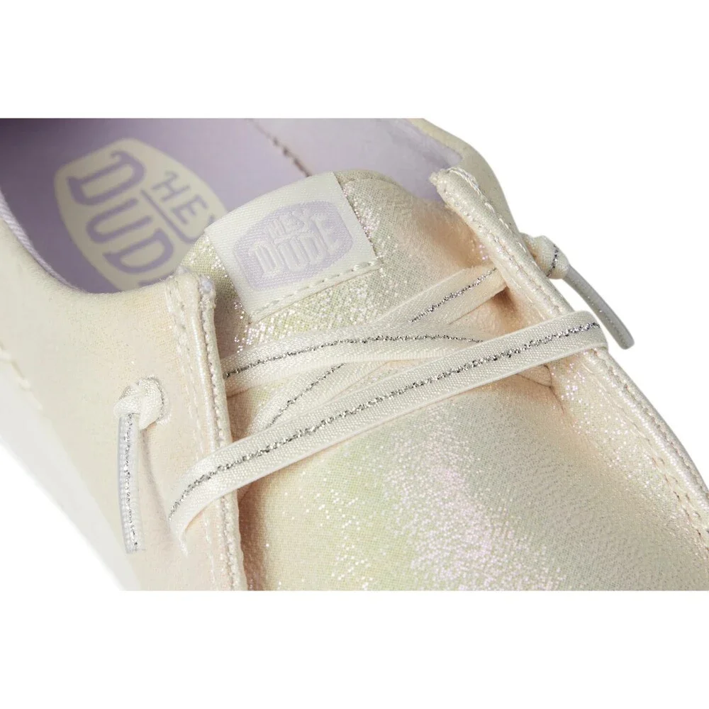 Hey Dude Wendy Y Dazzling 44609-9DG Kids US 4 M Iridescent Multi Shoes ZOGG3897